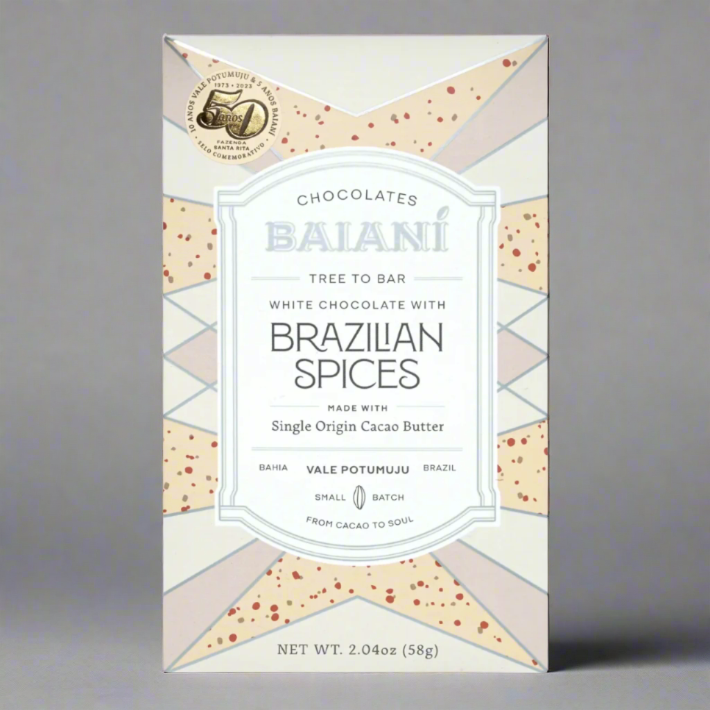 Baiani White Chocolate with Brazilian Spices
