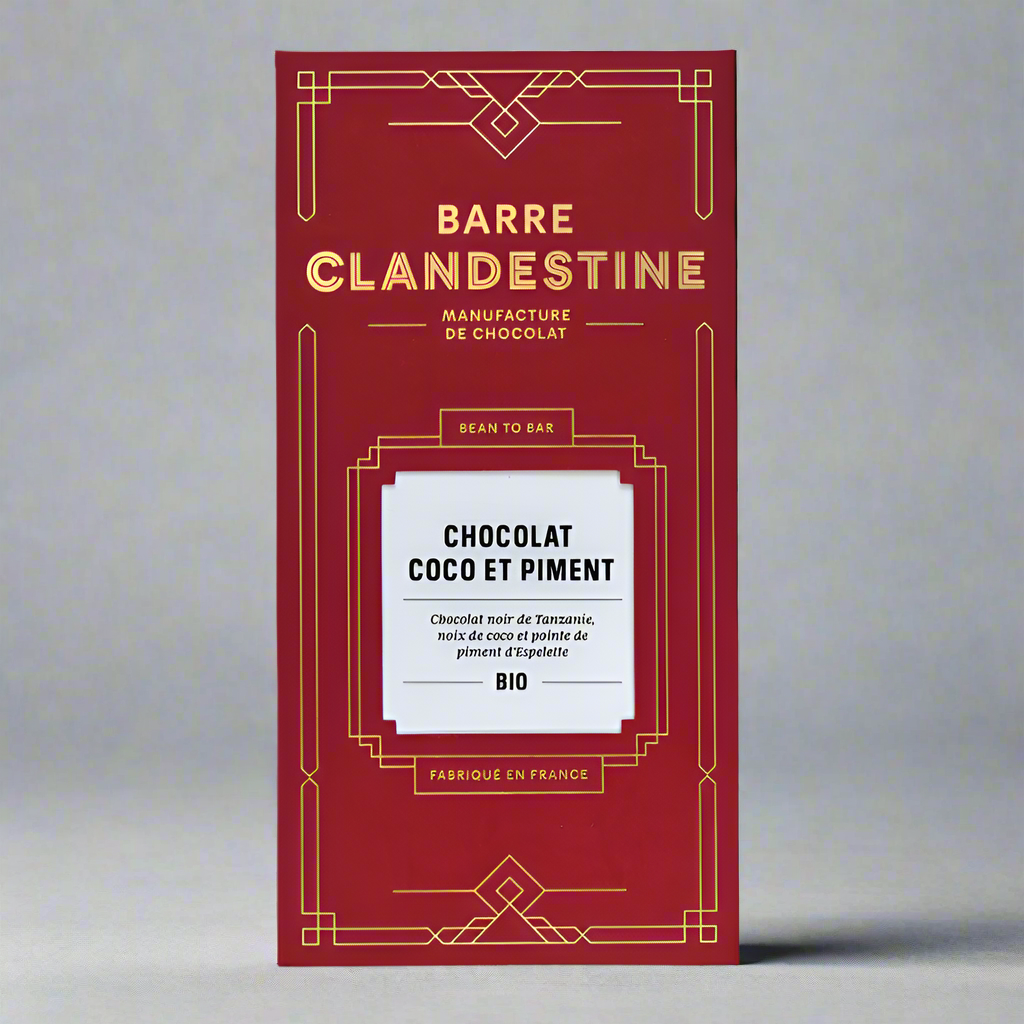 Barre Clandestine - Chocolat Coco et Piment