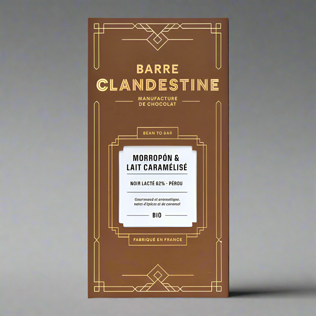 Barre Clandestine - Morropón & Lait Caramélisé 62%