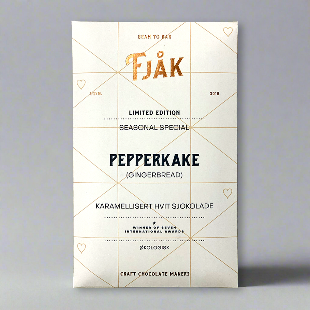 Fjåk - Caramelised White Gingerbread - Case of 12