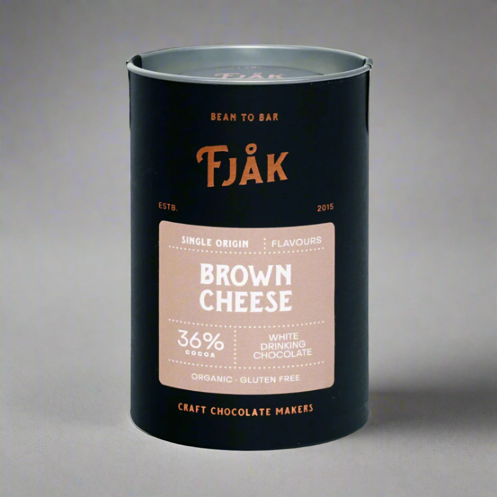 Fjåk - Drinking Chocolate Caramelized White & Brown Cheese